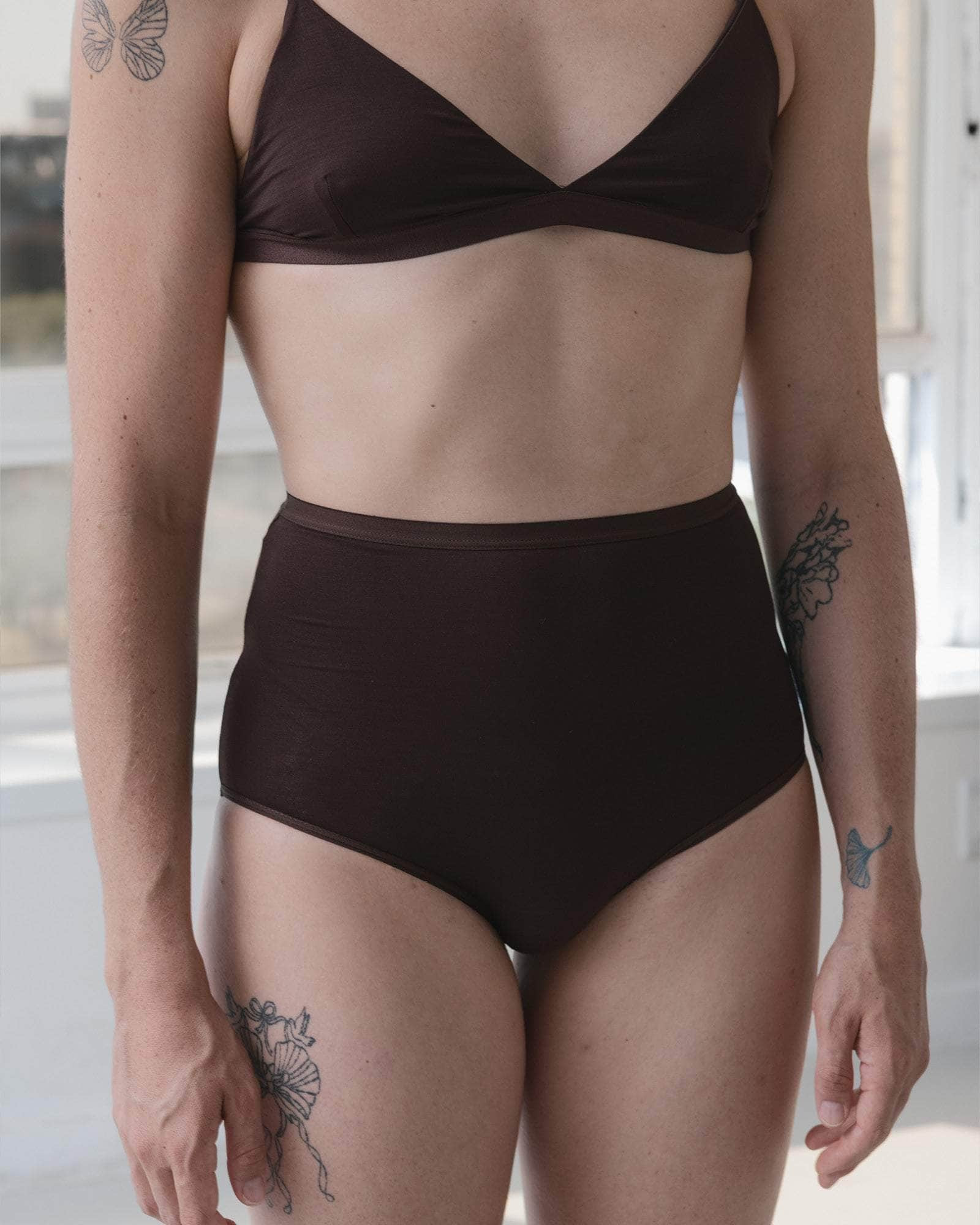 Highwaist Bell Pants - Bamboo Lyocell - 3