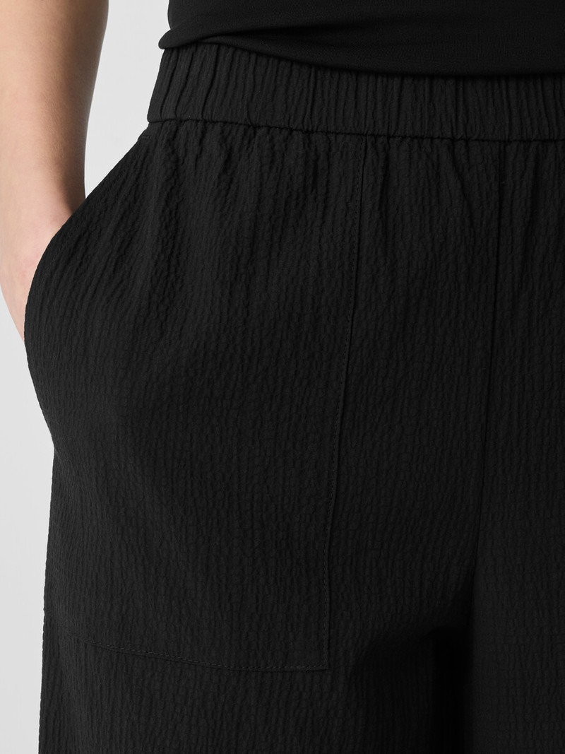 Organic Cotton Pucker Straight Pant 5