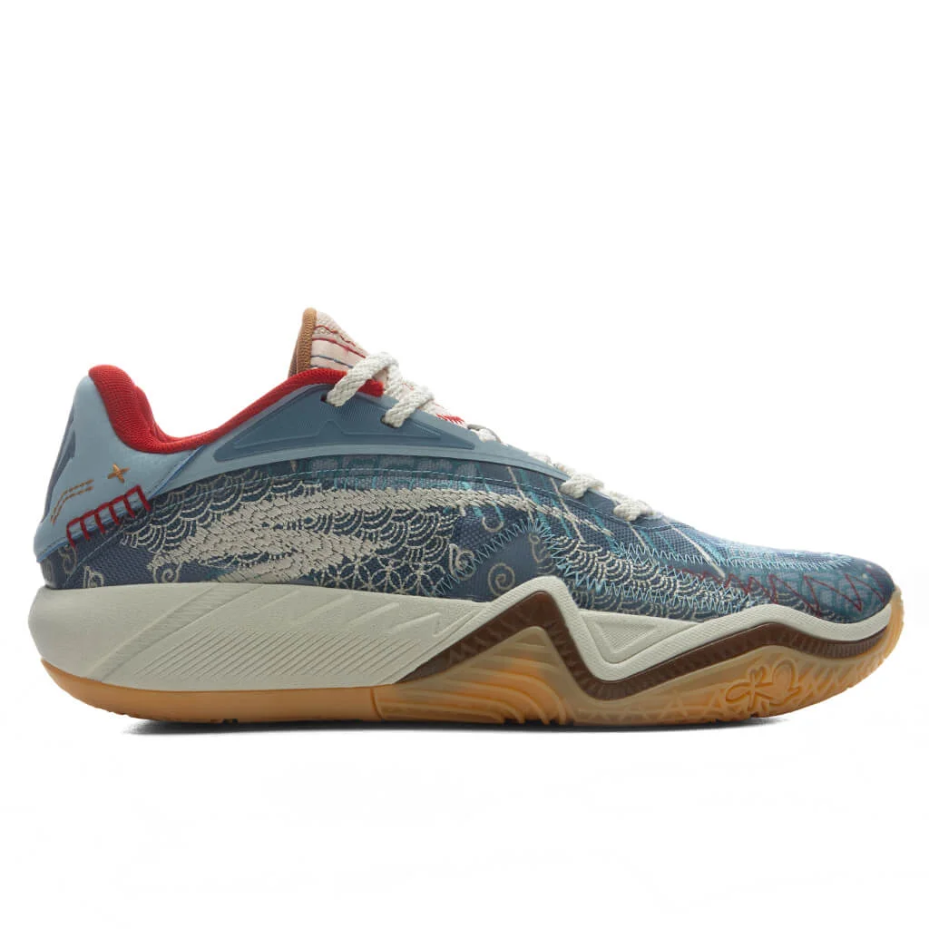 ANTA X SNEAKER POLITICS KAI 3 'PATCHWORK' - SKY BLUE/OFF WHITE/KHAKI - 1