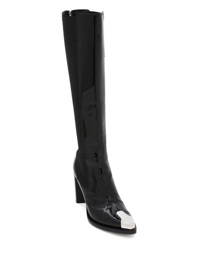 Alexander McQueen pointed toe knee-length boots outlook