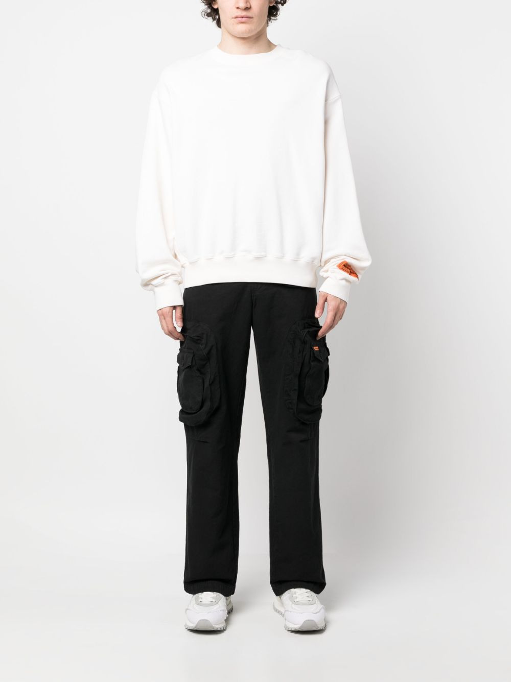 straight-leg multiple-pocket trousers - 2