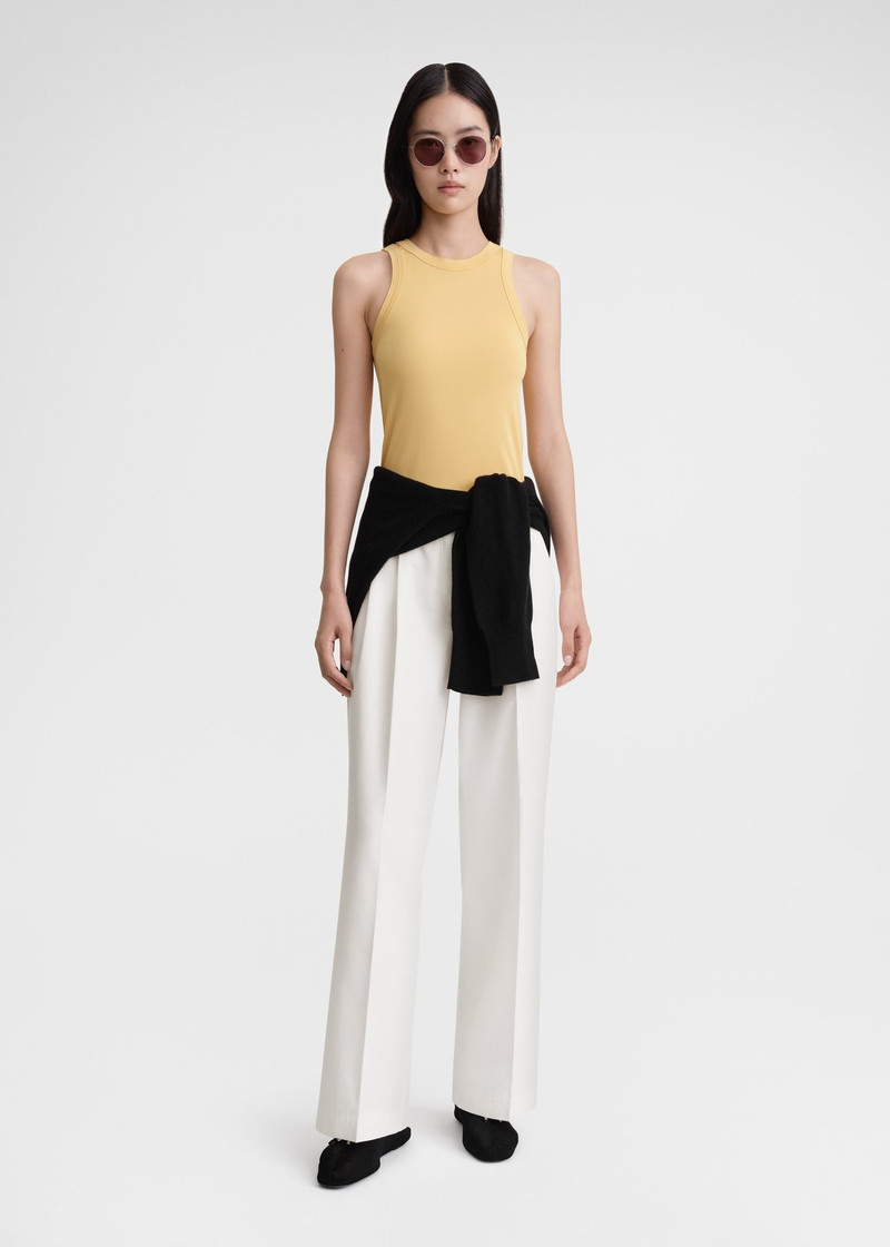 Totême Fluid jersey tank cornsilk outlook