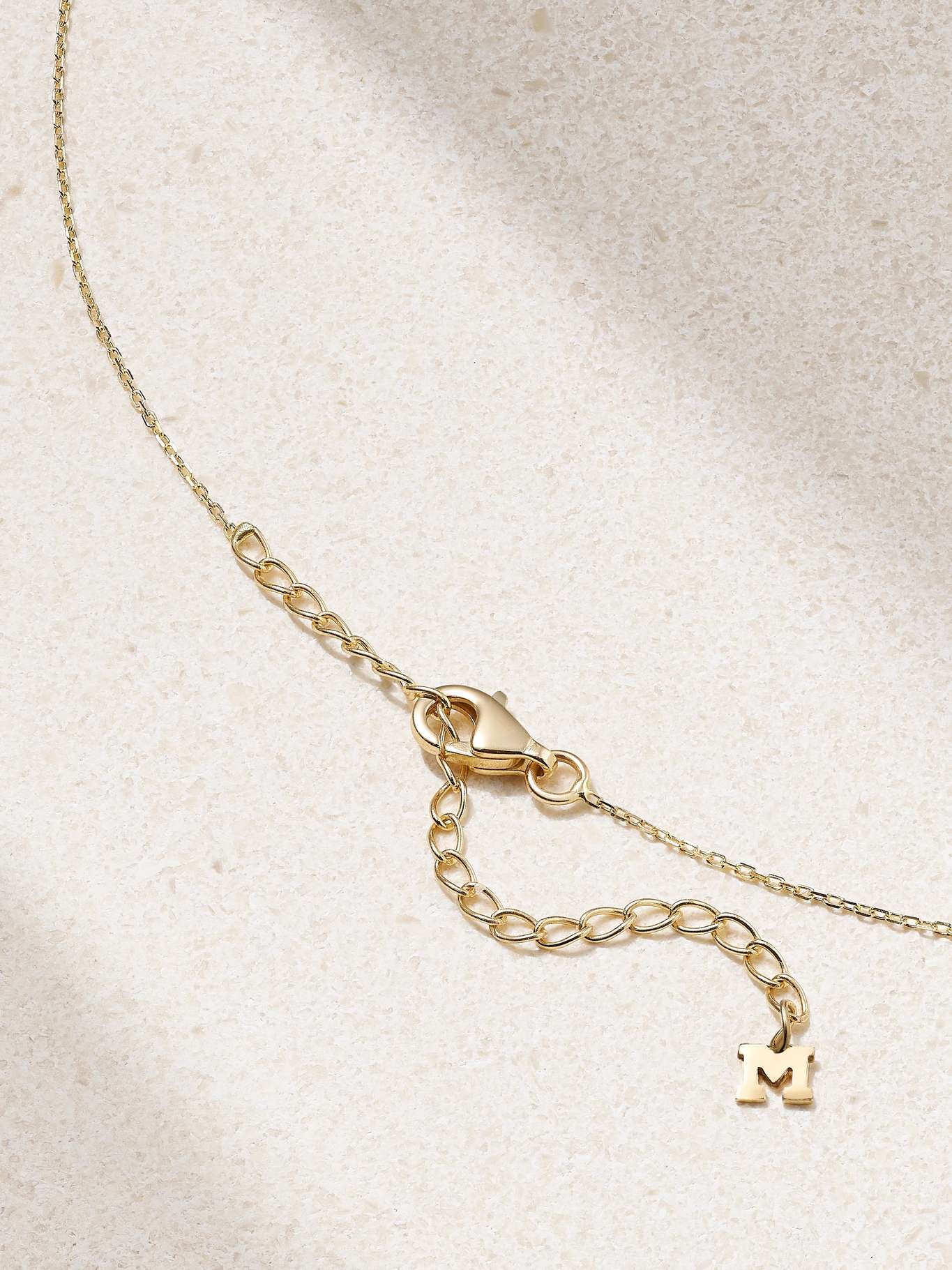 14-karat gold diamond necklace - 3