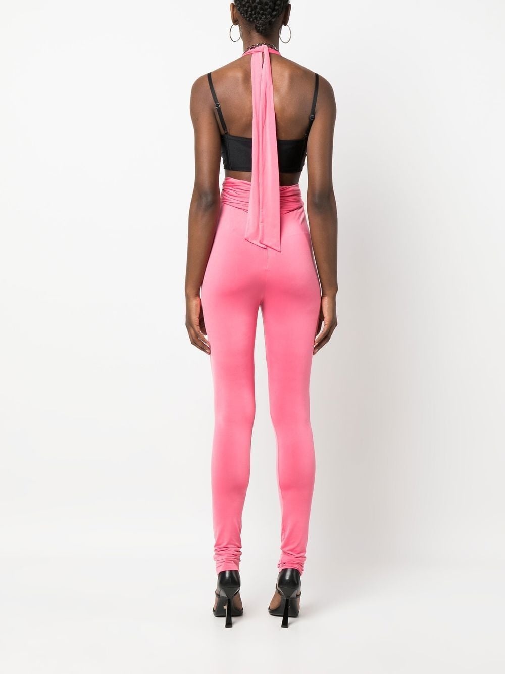 Ruby halterneck-strap leggings - 4