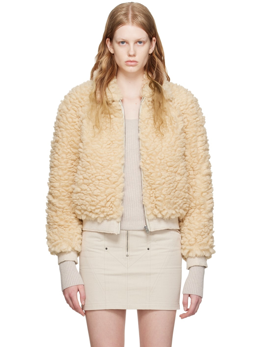 Yellow Salvia Bomber Jacket - 1
