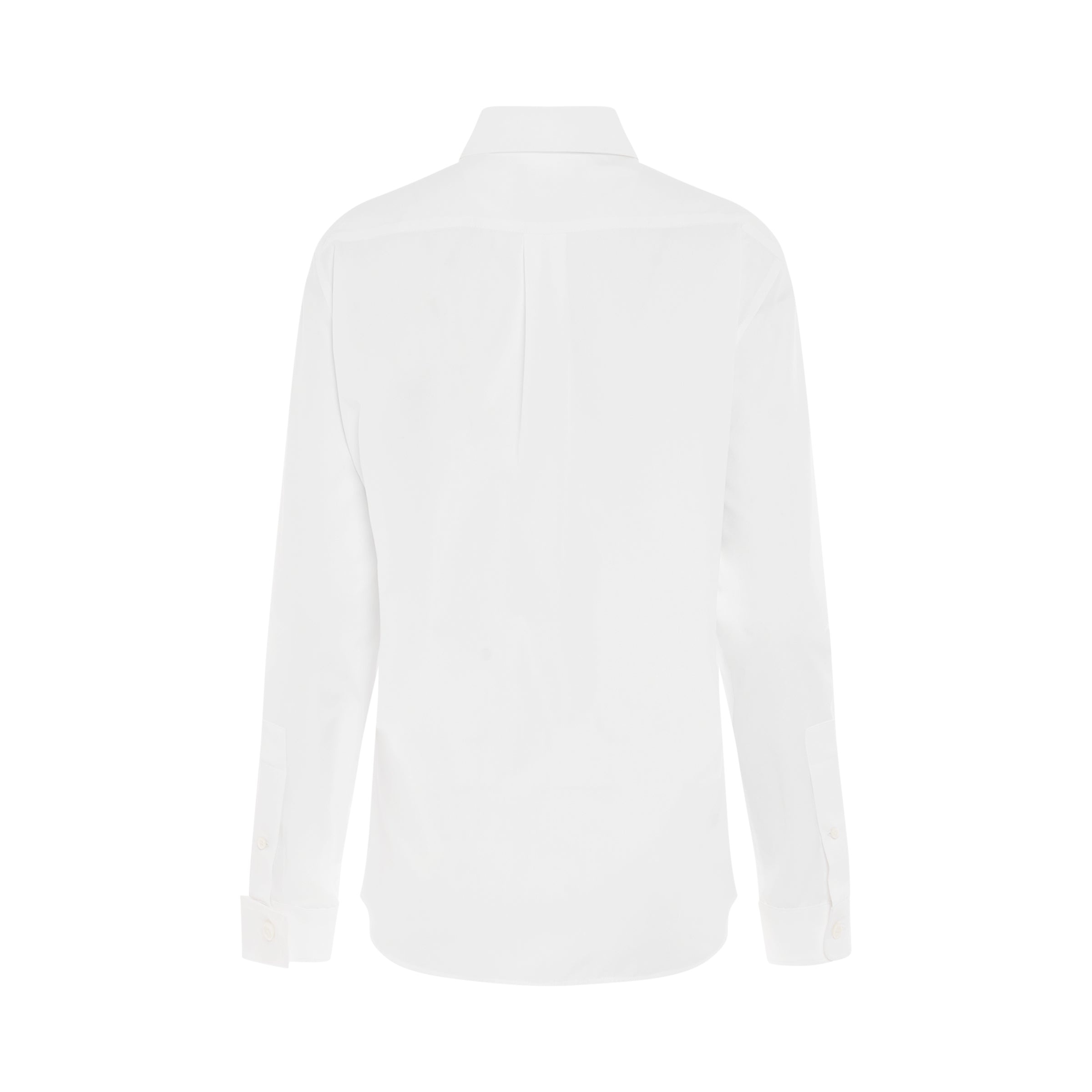 Organic Classic Poplin Shirt in White - 4