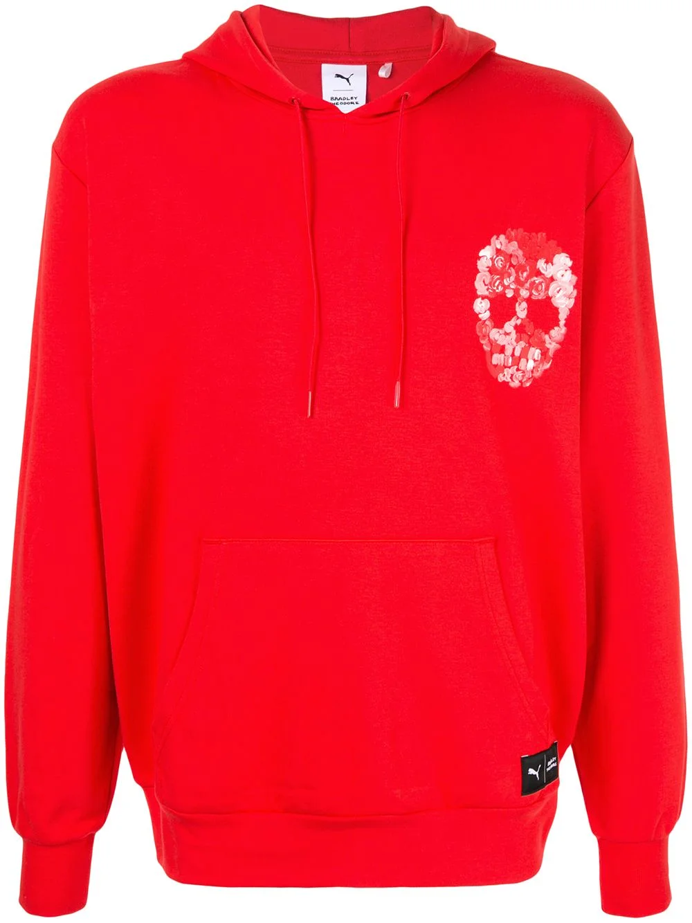 skull print sweatshirt - 1