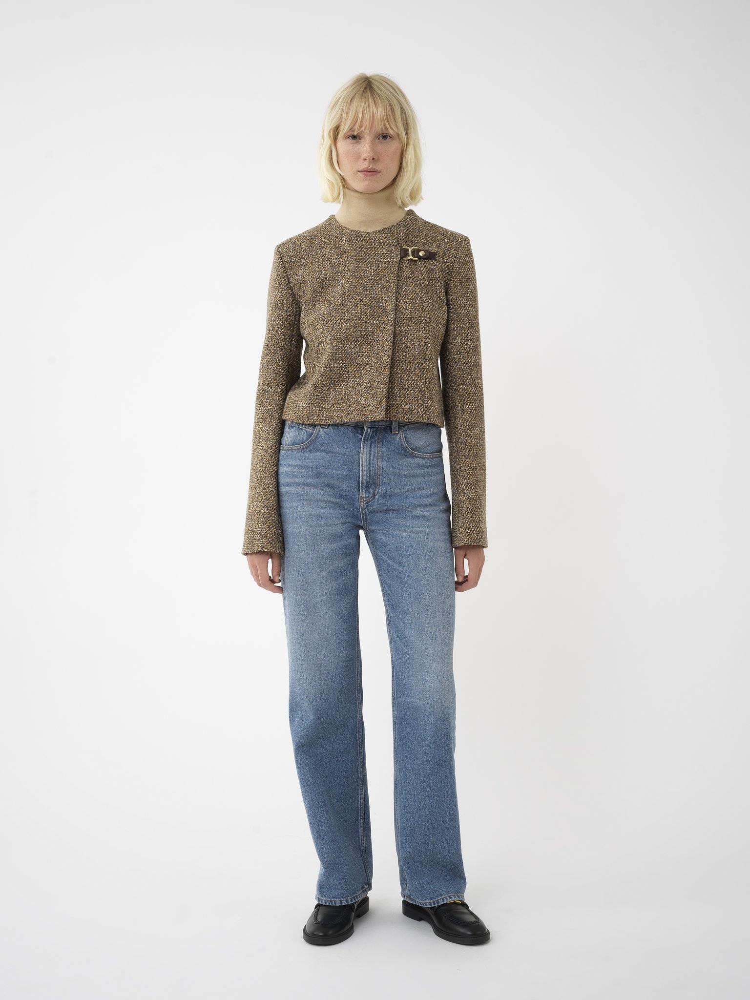 SHORT FITTED JACKET - 3