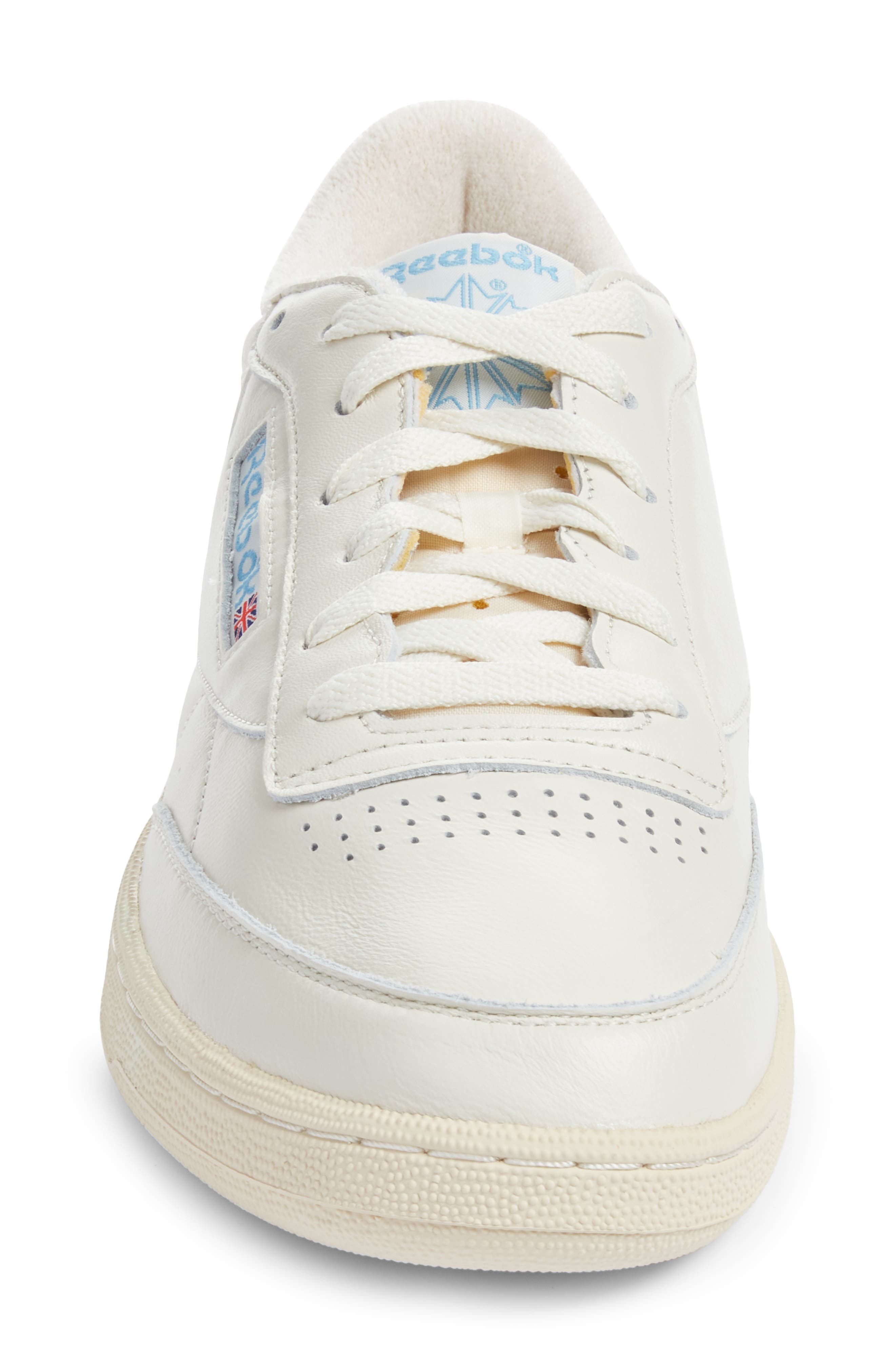 Reebok Club C 85 Vintage Sneaker in Chalk/Alabaster/Essential Bl at Nordstrom - 4