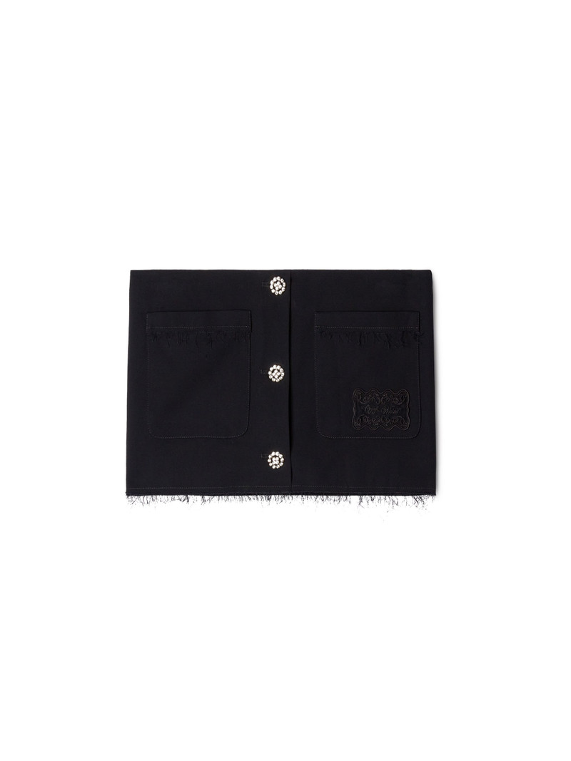 Stretch Vi Rawcut Mini Skirt - 1