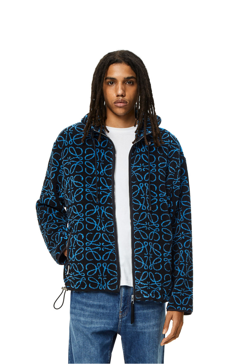 Anagram jacquard fleece jacket 3