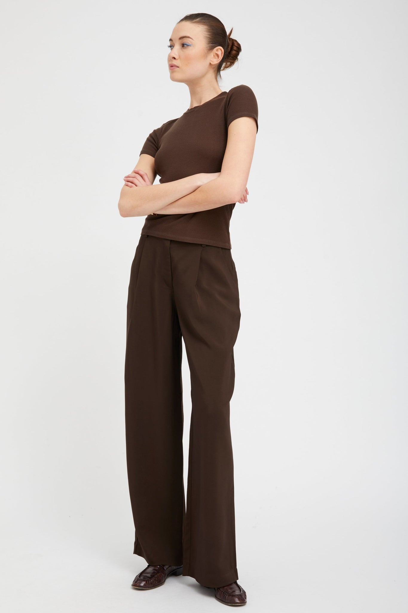 CHOCOLATE RIB BABY TEE - 2