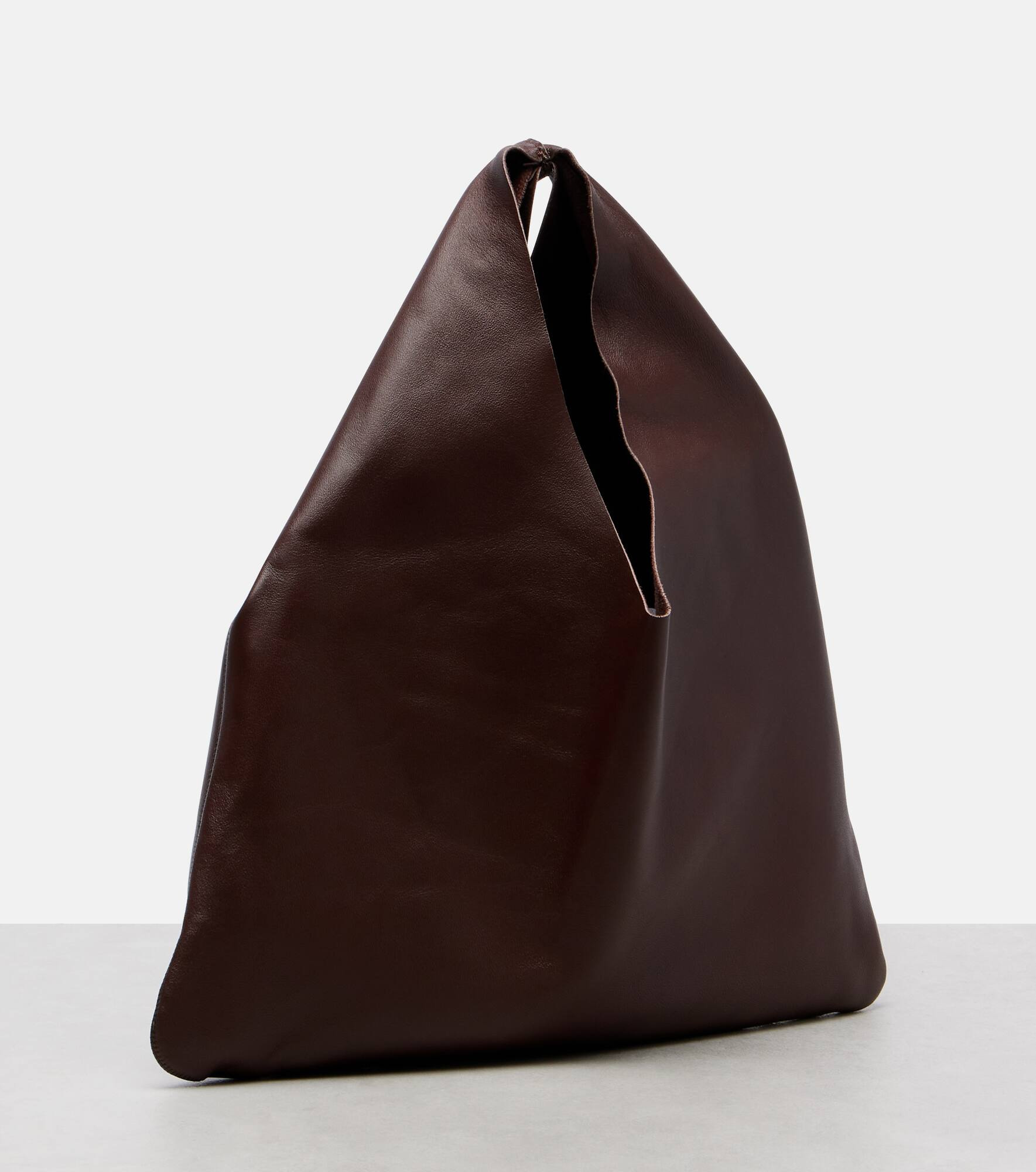 Bindle Small leather shoulder bag - 4