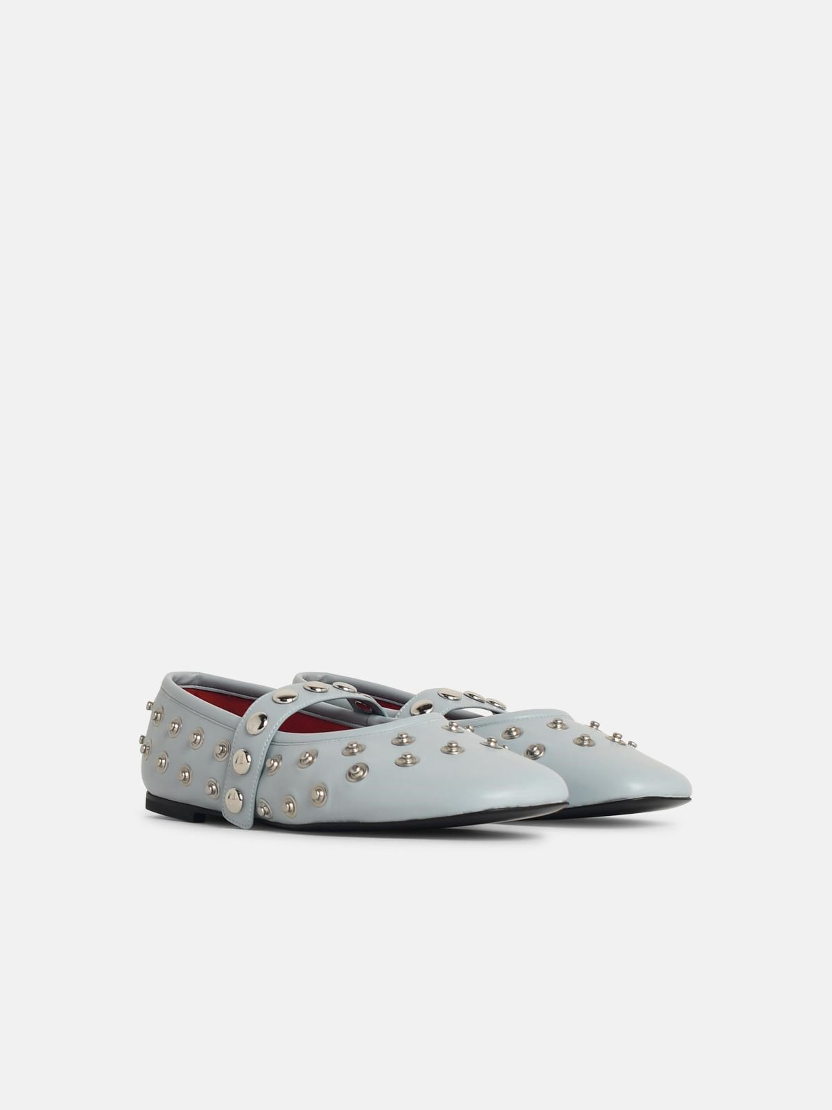 BALLERINA 'RYDER' IN ECO ALTER MAT AZZURRA - 2