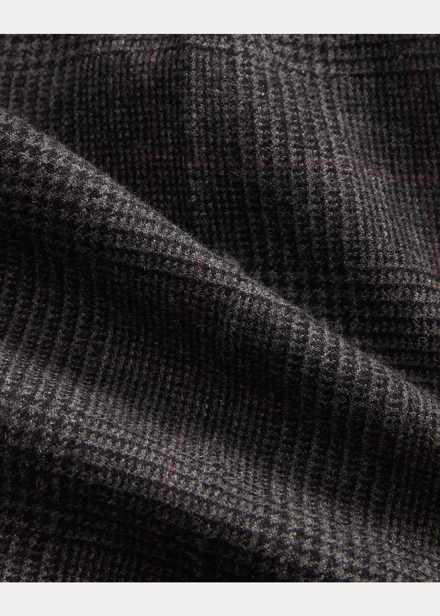 Slim Fit Plaid Tweed Suit Trouser - 9