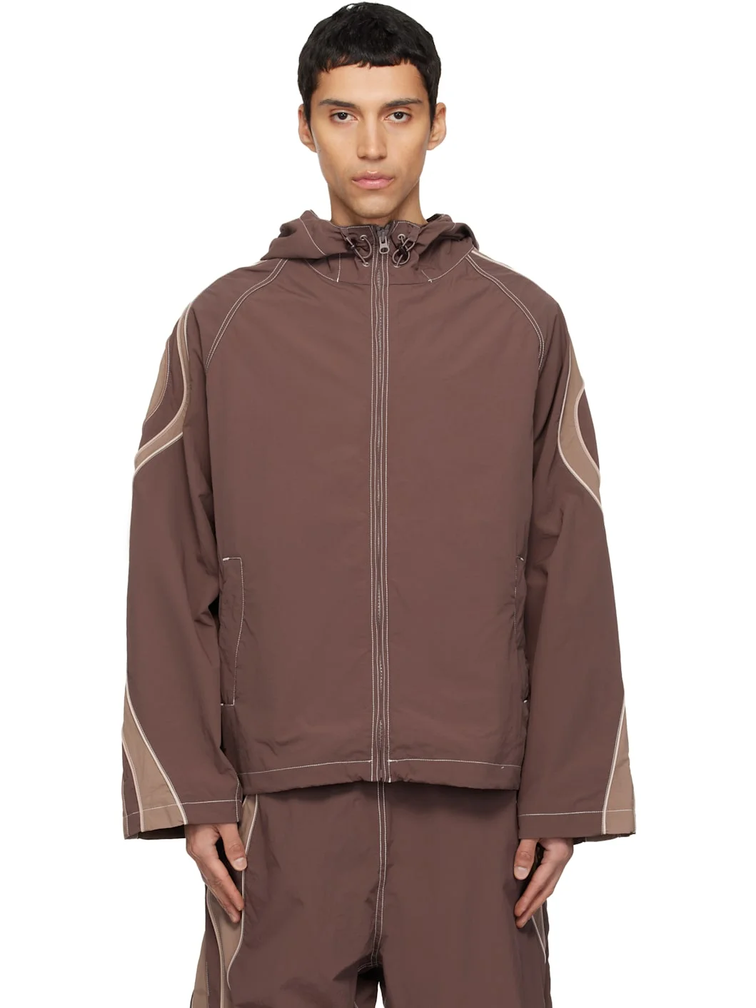 Brown UFO Track Jacket - 1