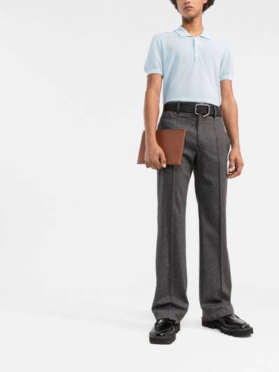 A.P.C. fine-knit polo shirt outlook