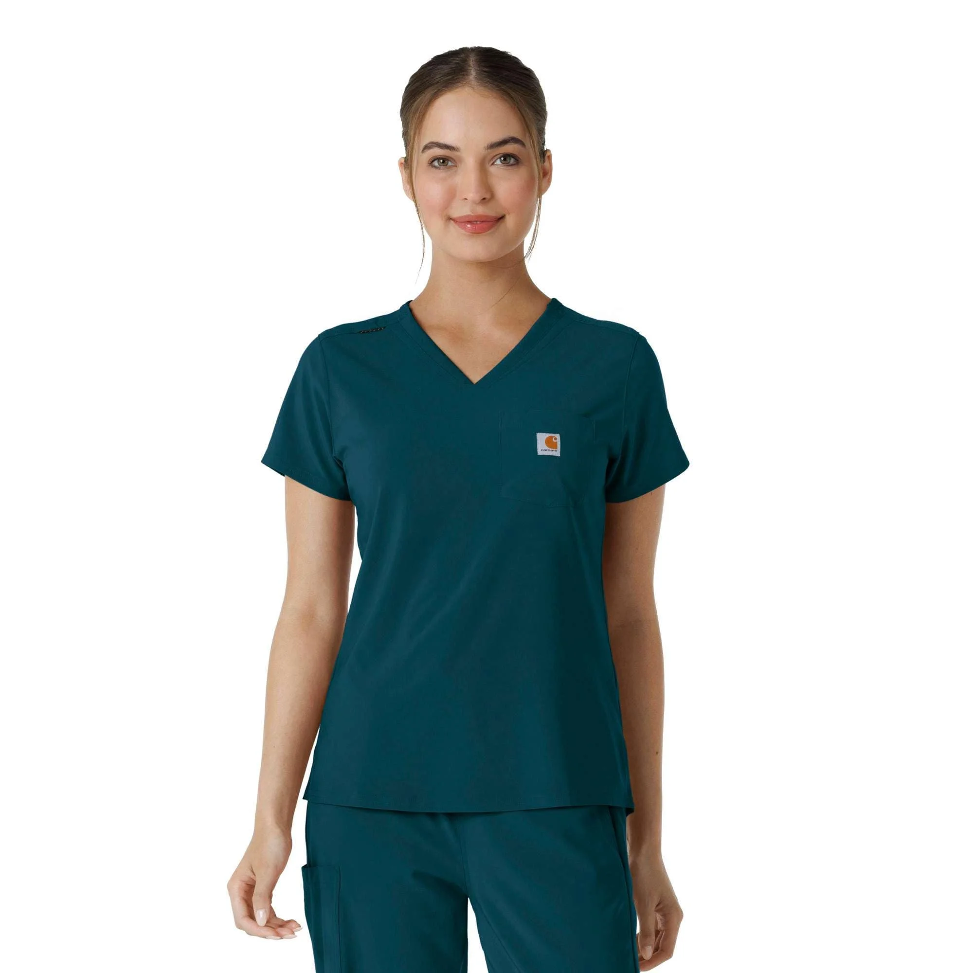 Women's Force Cross-Flex Tuck-In Scrub Top - 1