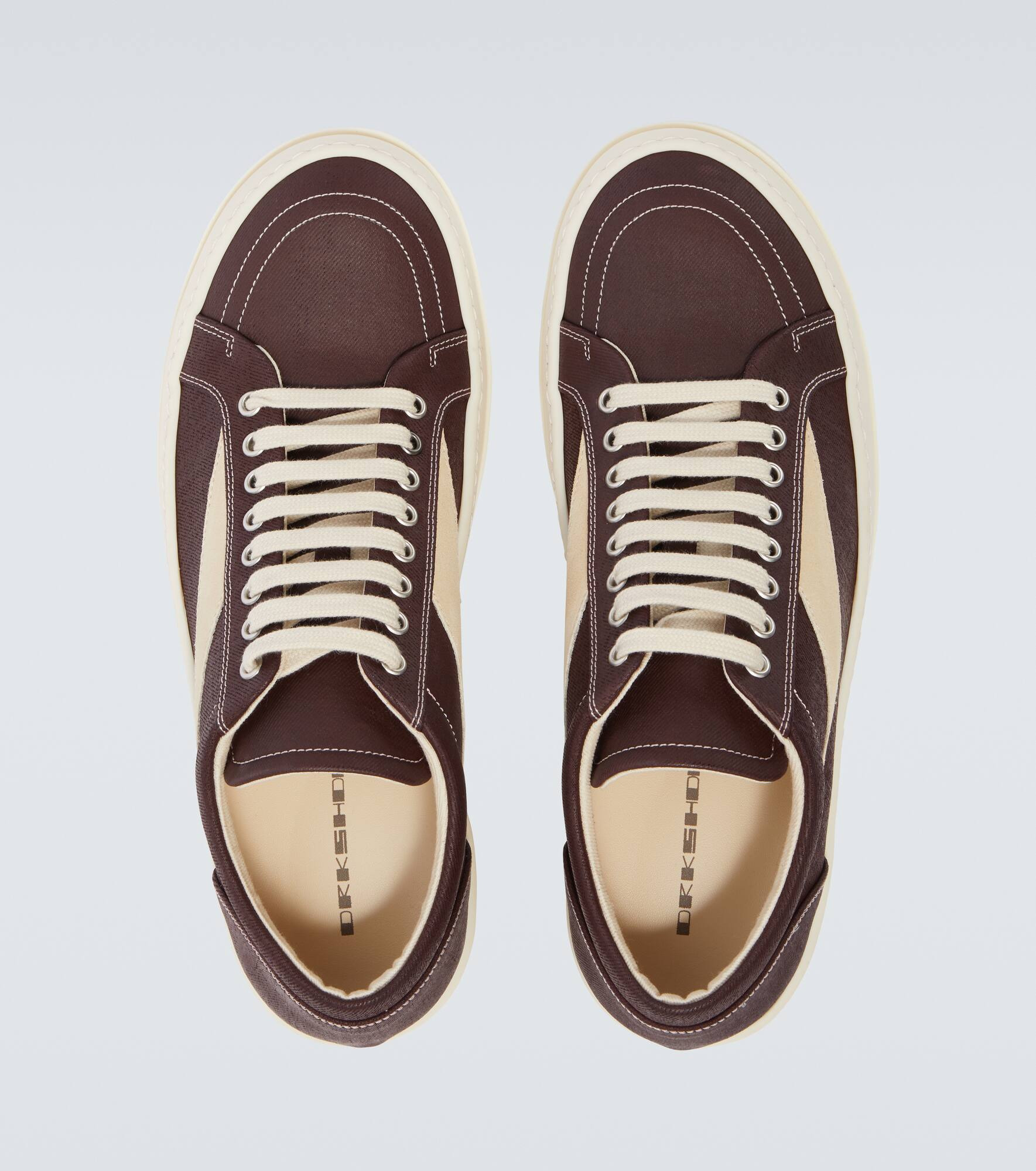 DRKSHDW Vintage denim sneakers - 4