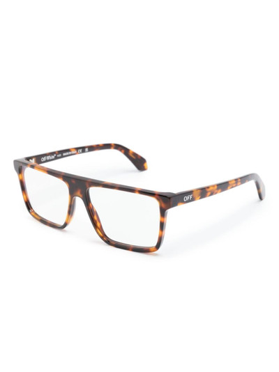 Off-White square-frame glasses outlook