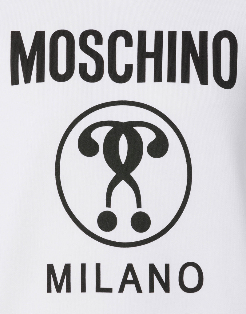 DOUBLE QUESTION MARK COTTON SWEATSHIRT 4