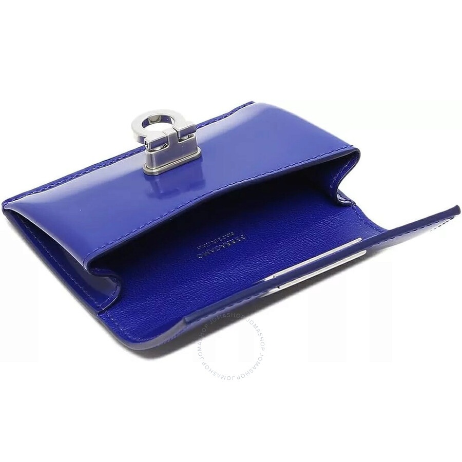 Salvatore Ferragamo Card Case With Gancini Clasp - 3