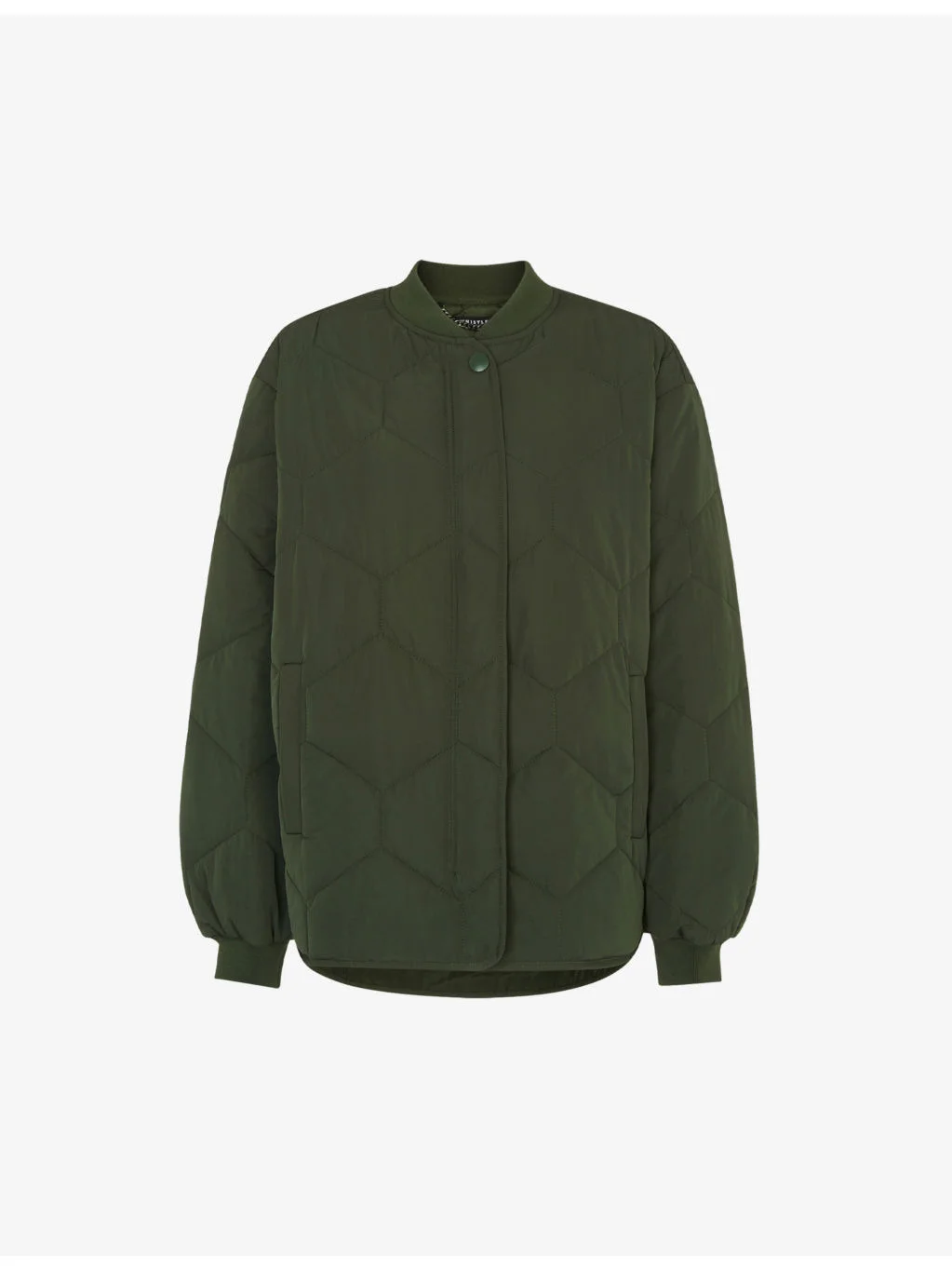 Ida short diamond-quilted coat - 1