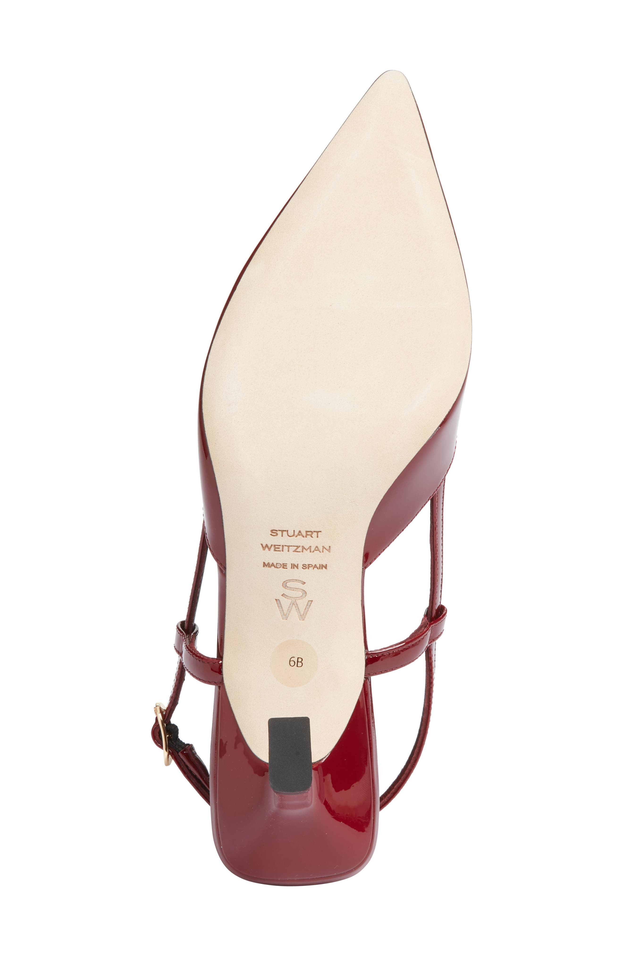 Stuart Weitzman Vinnie 50 Slingback Pump in Rosewood at Nordstrom - 6