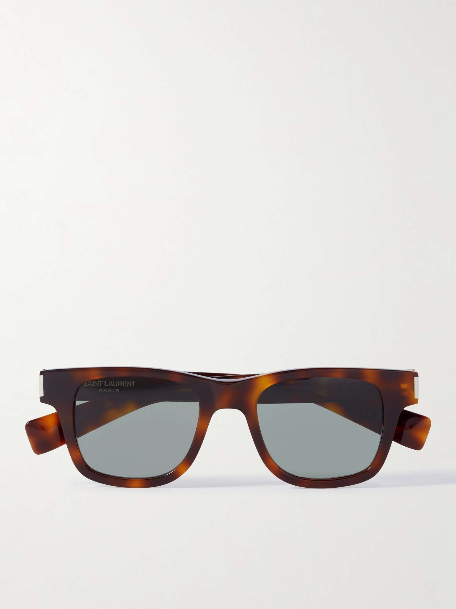 New Wave Havana Square-Frame Tortoiseshell Acetate Sunglasses - 2