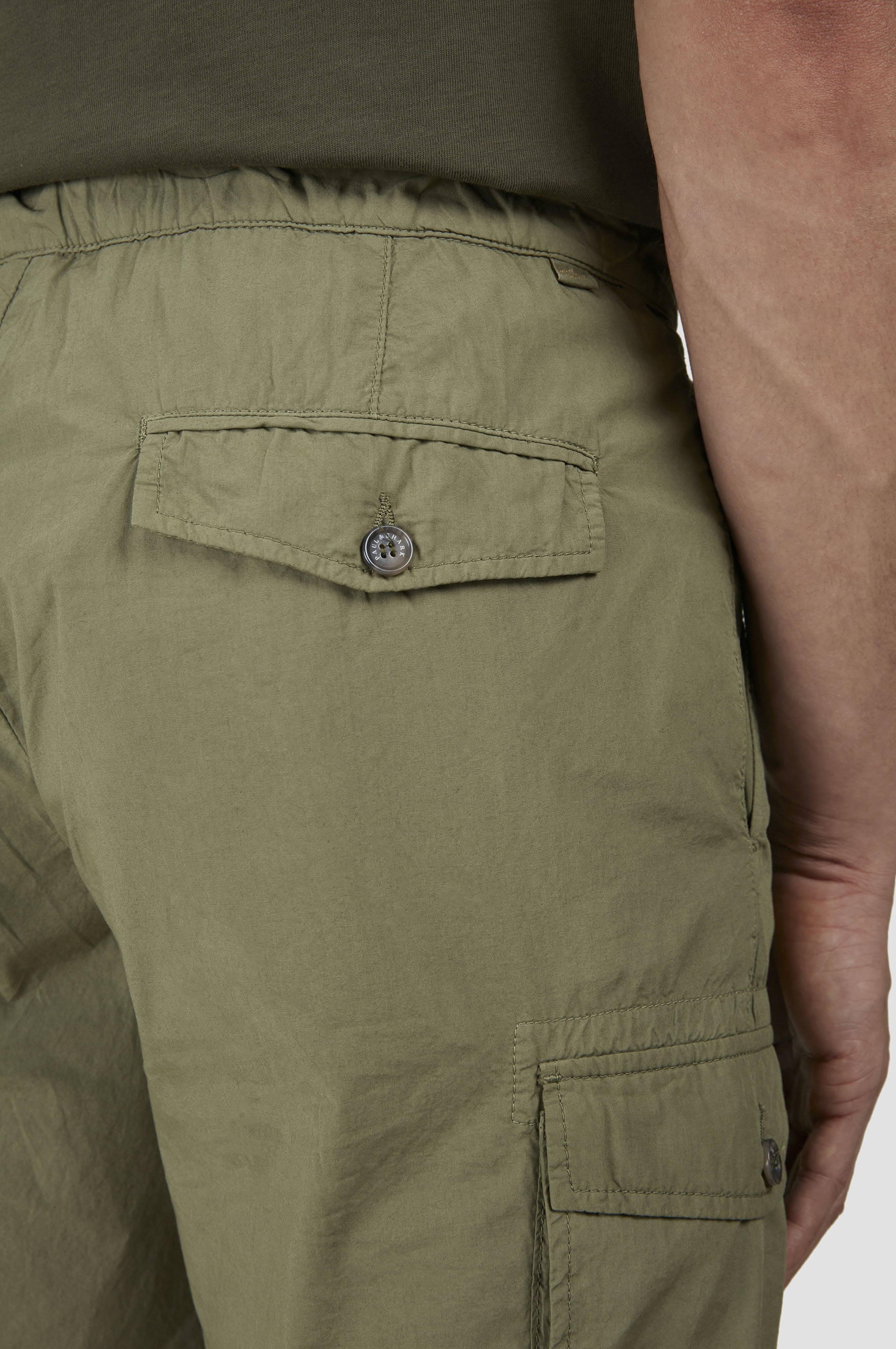 CARGO BERMUDA IN ULTRALIGHT POPLIN COTTON - 4