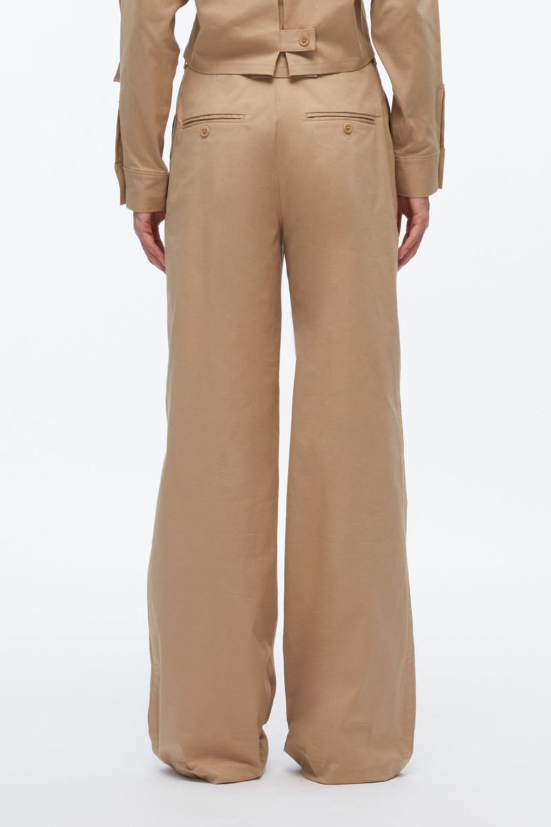 Flat Front Wide Leg Trousers 4