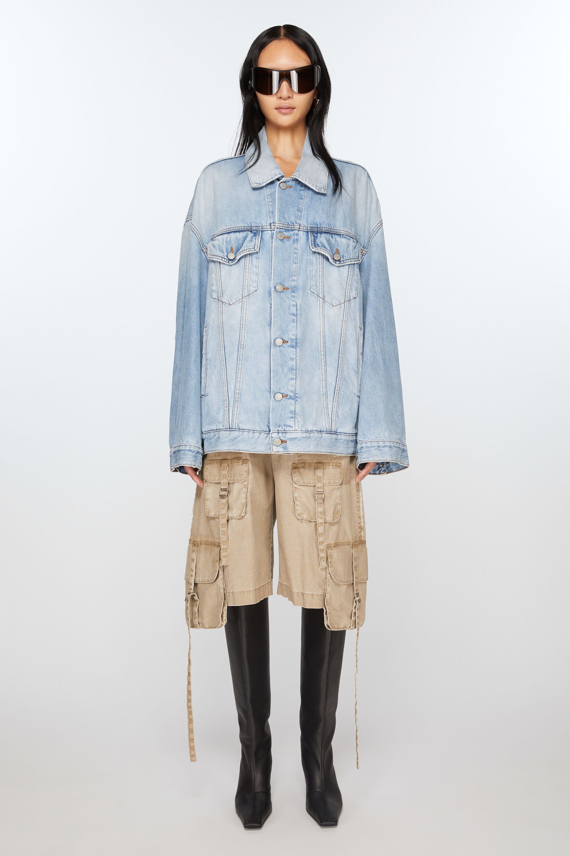 Denim jacket - Oversized unisex fit - Light blue - 2