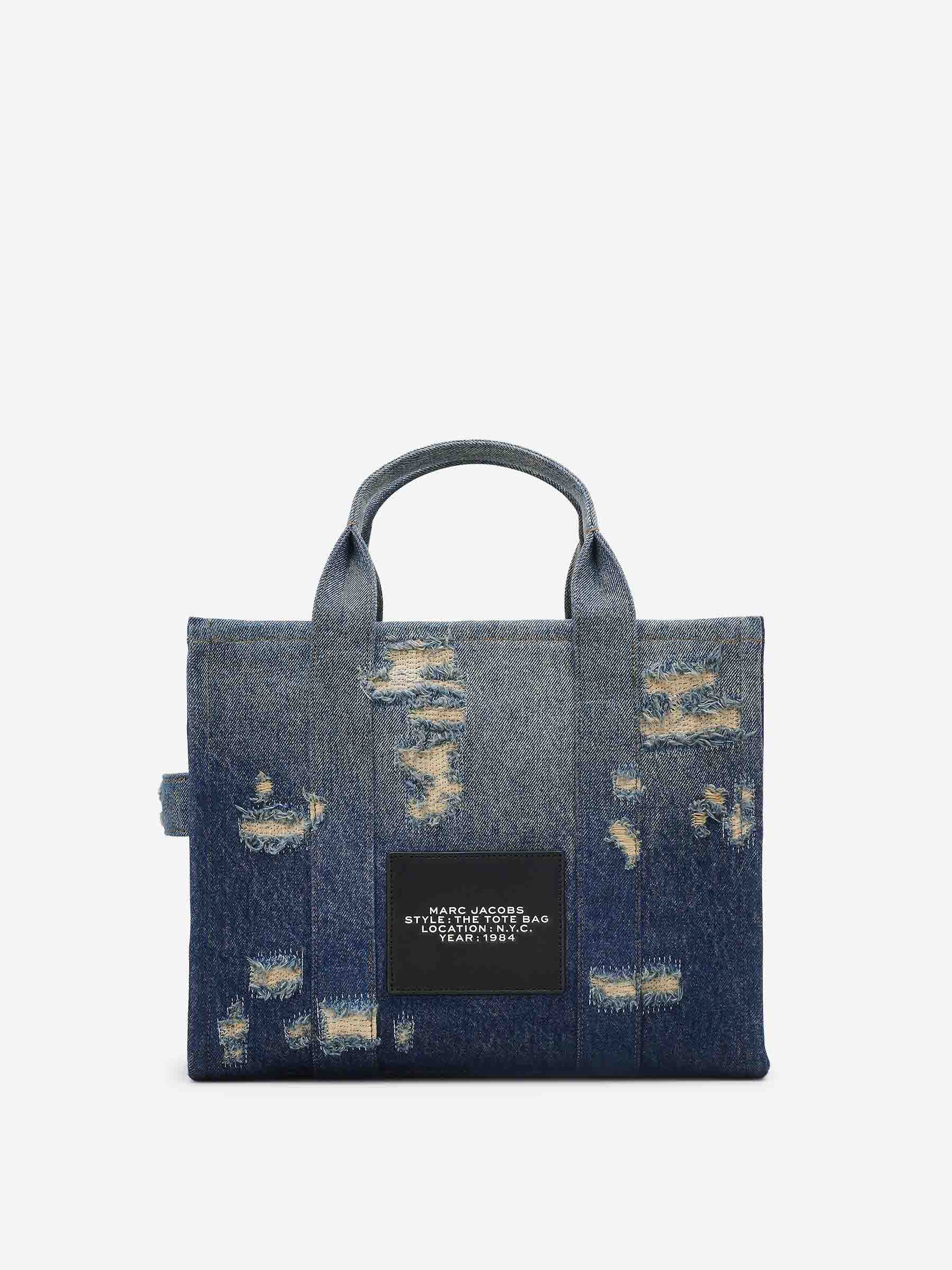 THE RIP AND REPAIR DENIM MEDIUM TOTE BAG - 3