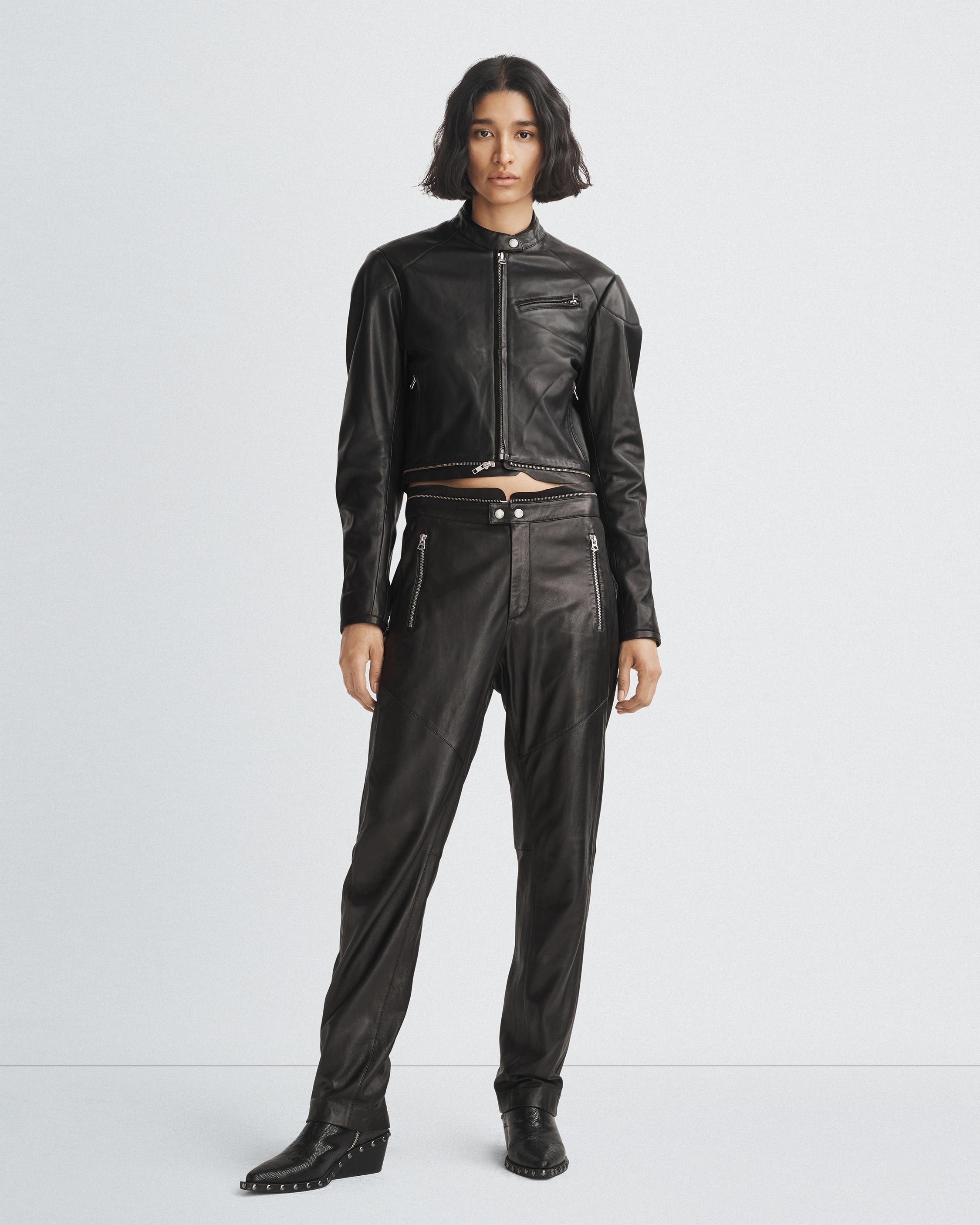 Sedona Leather Moto Pant
Relaxed Fit - 3