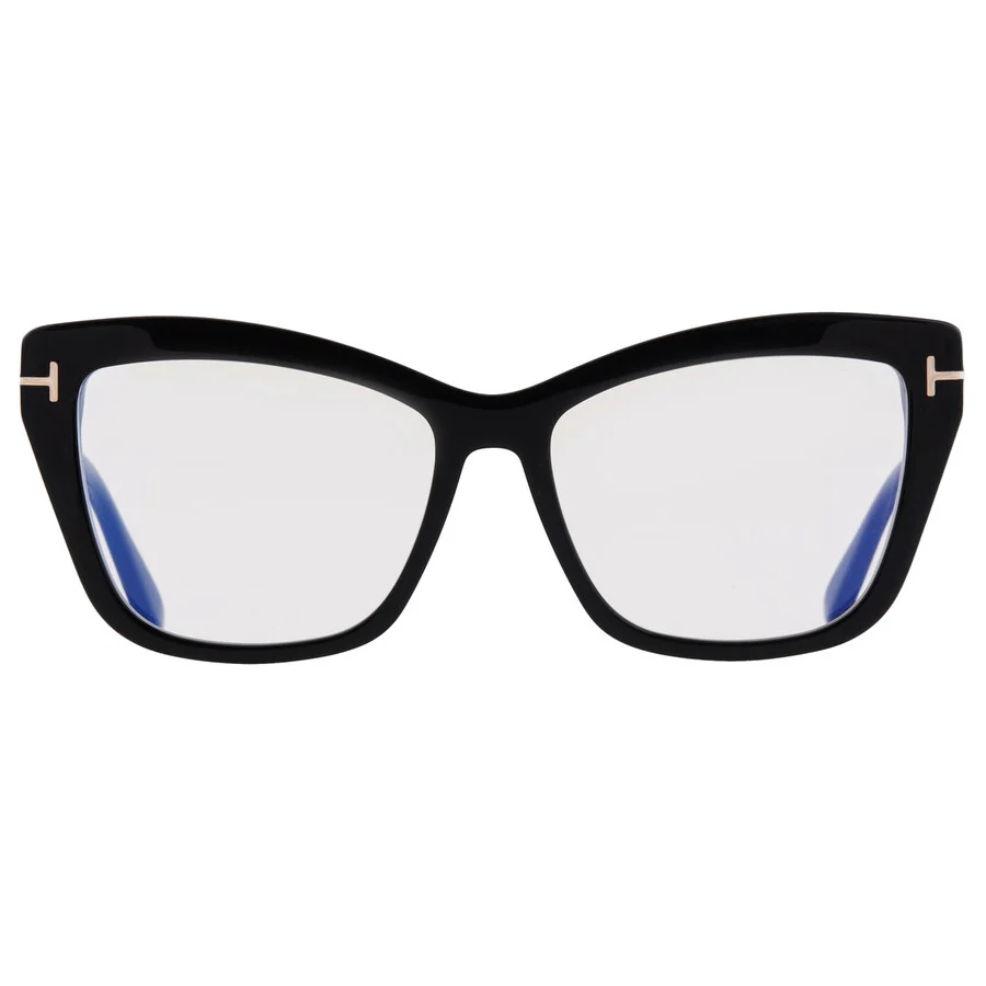 Tom Ford Blue Light Block Cat Eye Ladies Eyeglasses FT5826-B 001 55 - 1