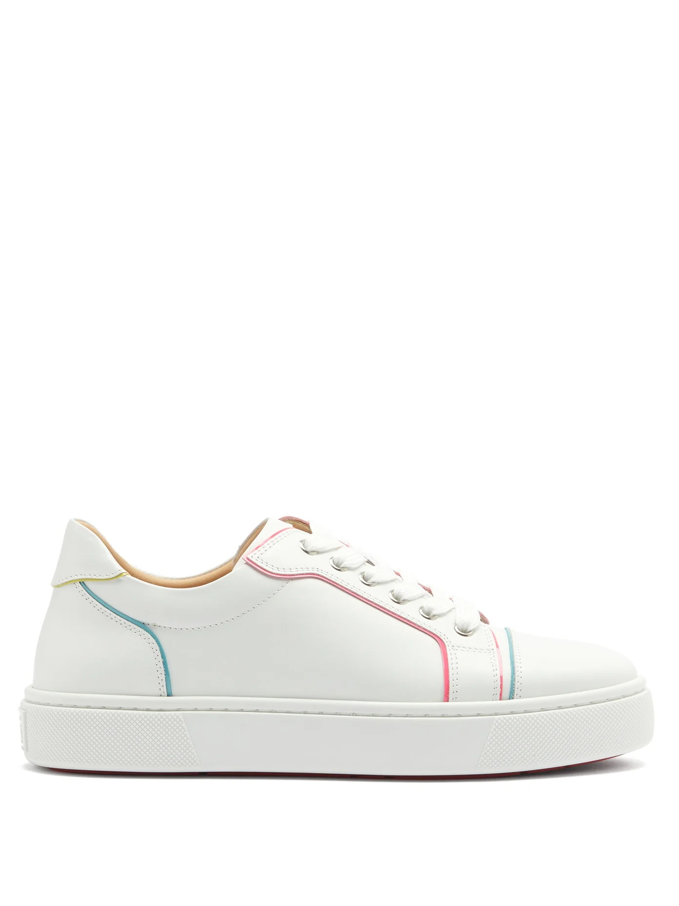 Vierissima painted-edge leather trainers - 1