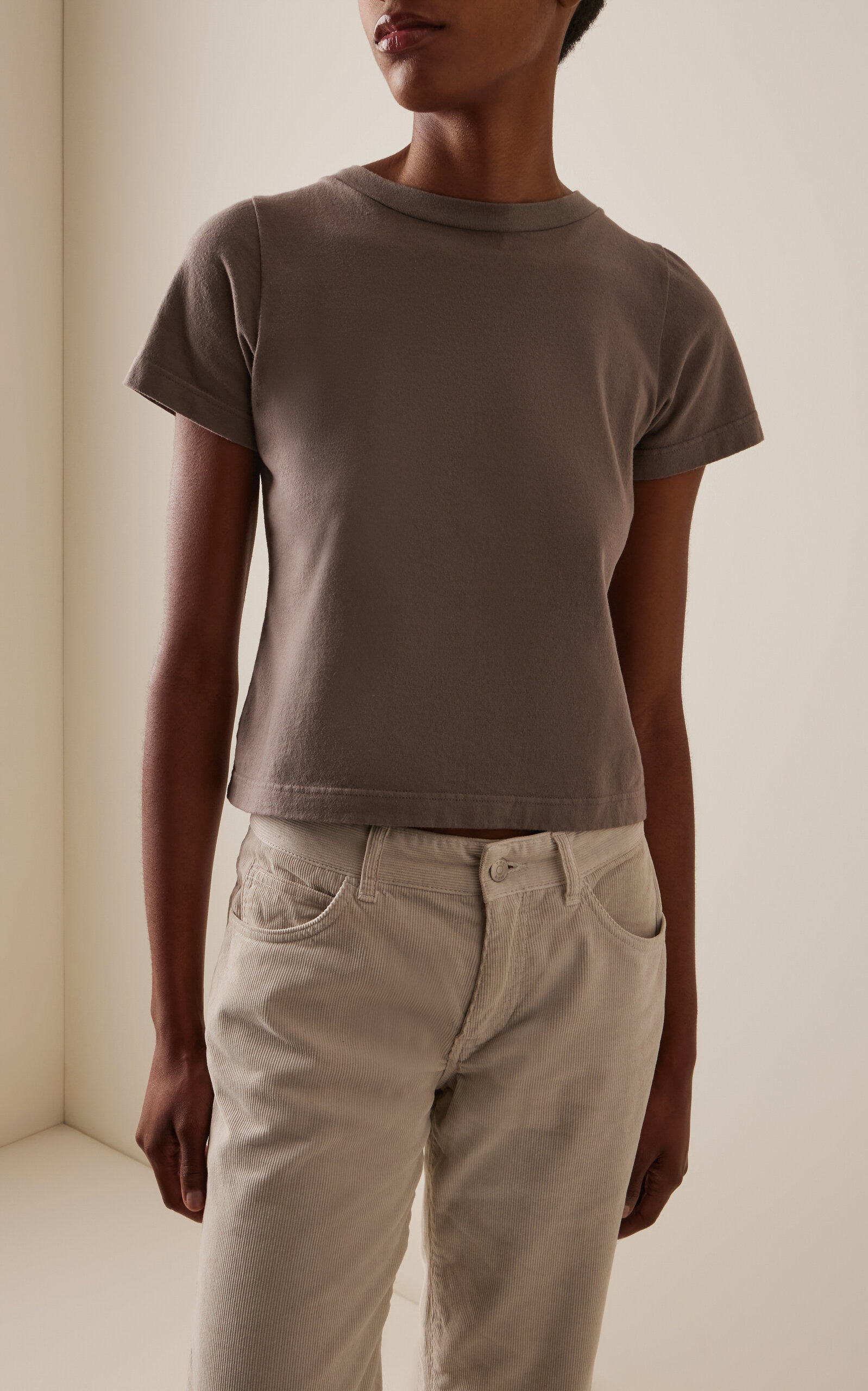 Tori Cotton-Jersey T-shirt neutral - 2