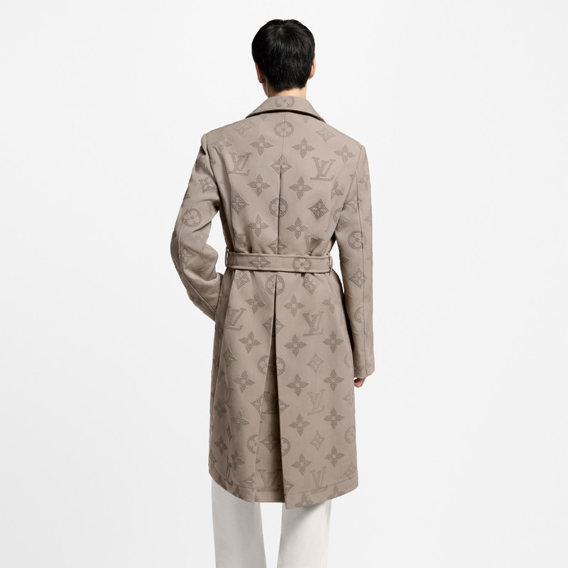Monogram Embroidered Dandy Raincoat 3