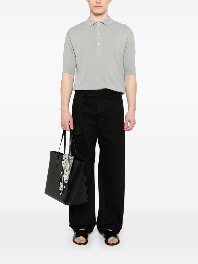LARDINI knitted polo shirt outlook