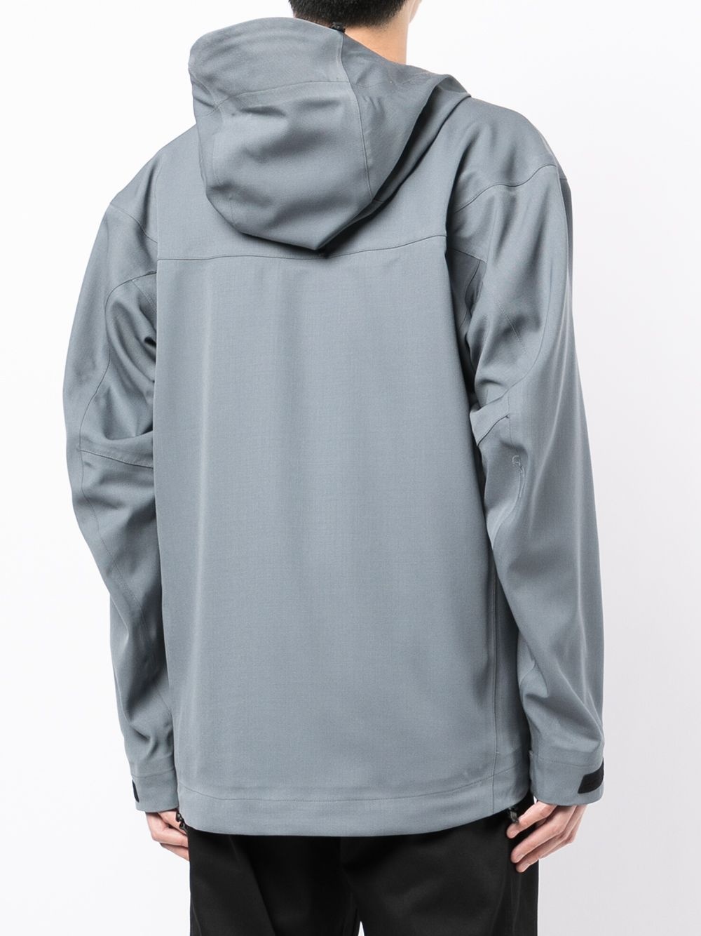wool zip-up jacket - 4