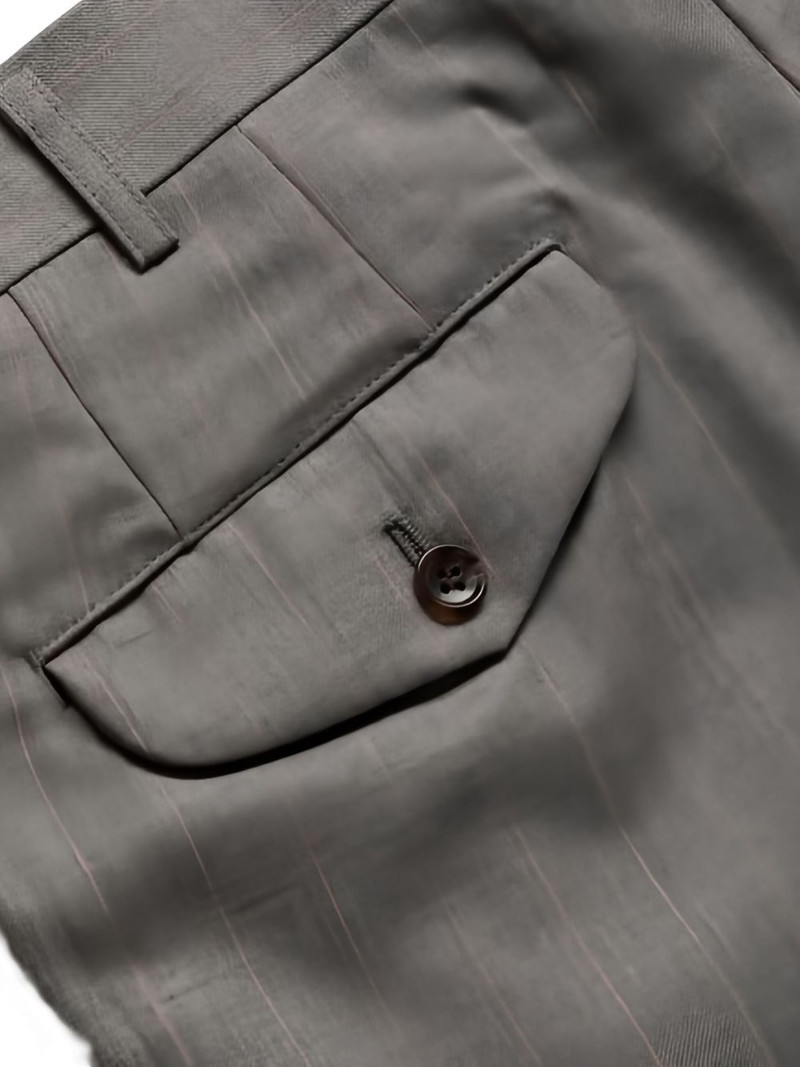 Comme des Garçons Homme Plus pinstripe trousers outlook