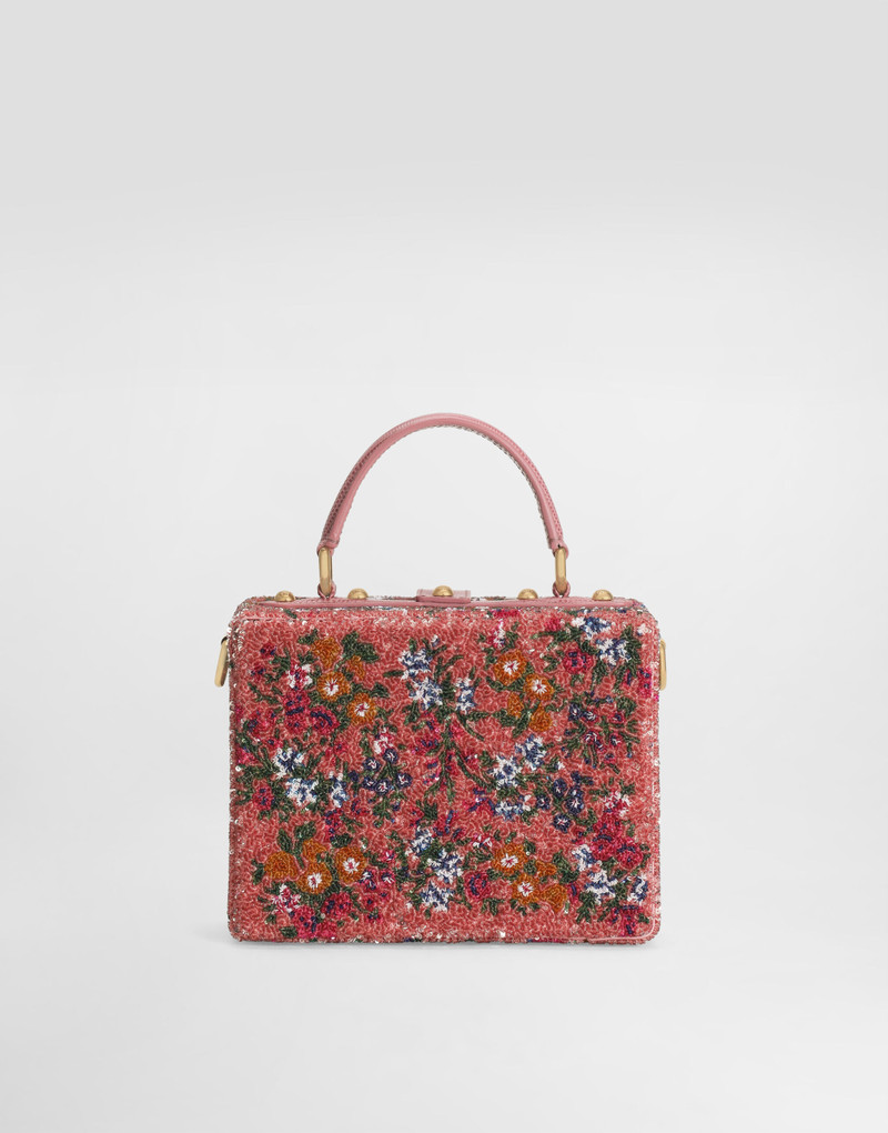 Dolce Box sequin embroidery handbag 4