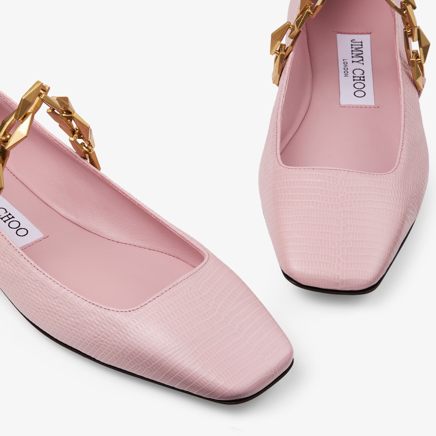 Diamond Tilda Flat
Rose Lizard Print Flats - 3