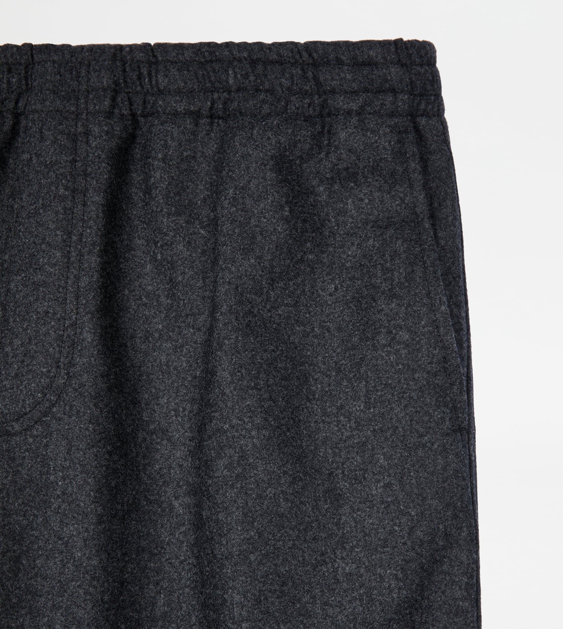 PANTS IN FLANNEL WITH DRAWSTRING - GREY - 7