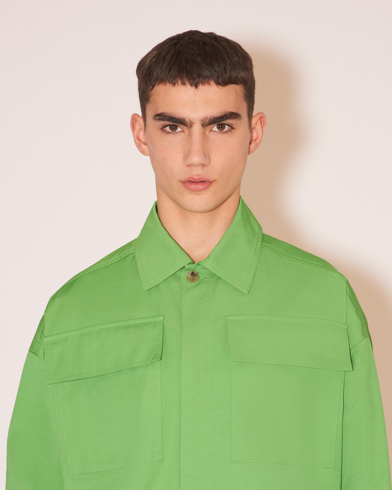 BENO - Tech twill box-fit jacket - Green 6