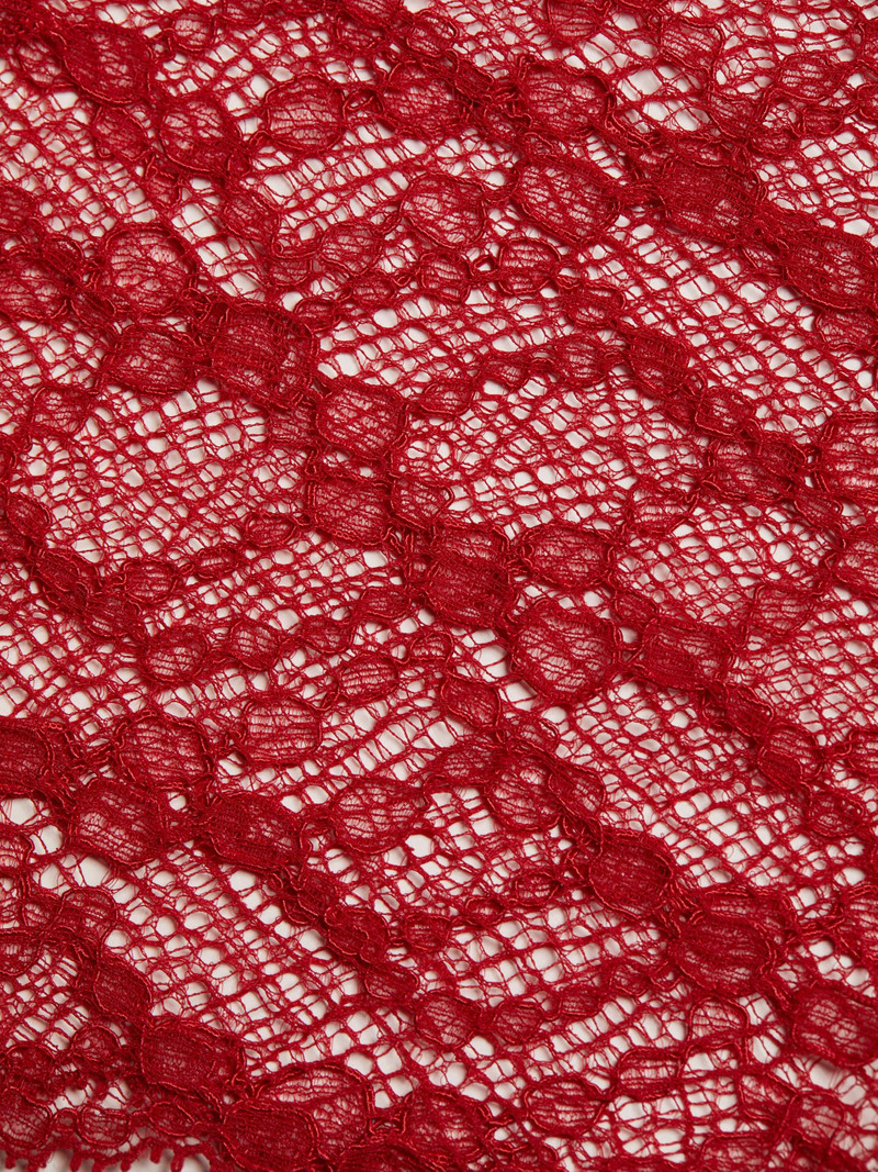 Women's Mon Cheri Scalloped Boy'short - Red 6
