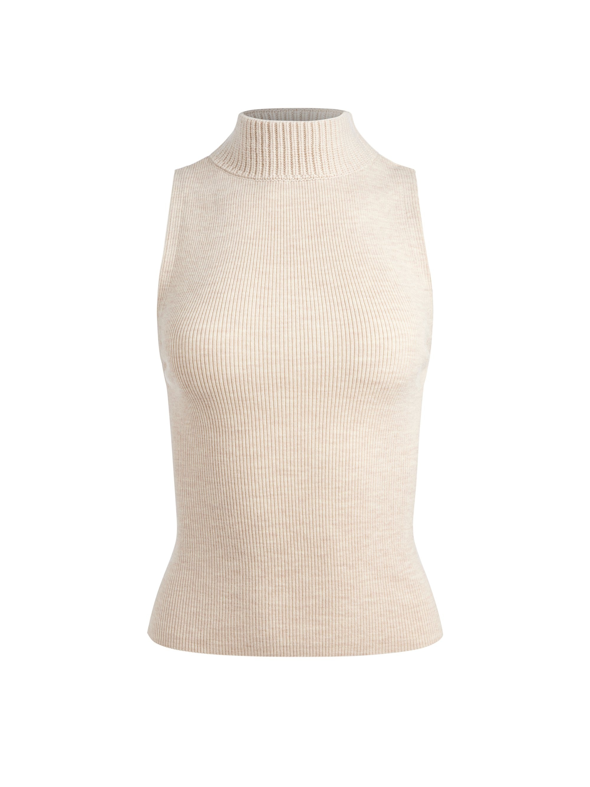DARCEY TURTLENECK SWEATER TANK - 1