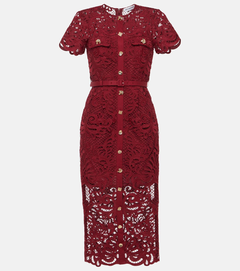 Lace midi dress - 1
