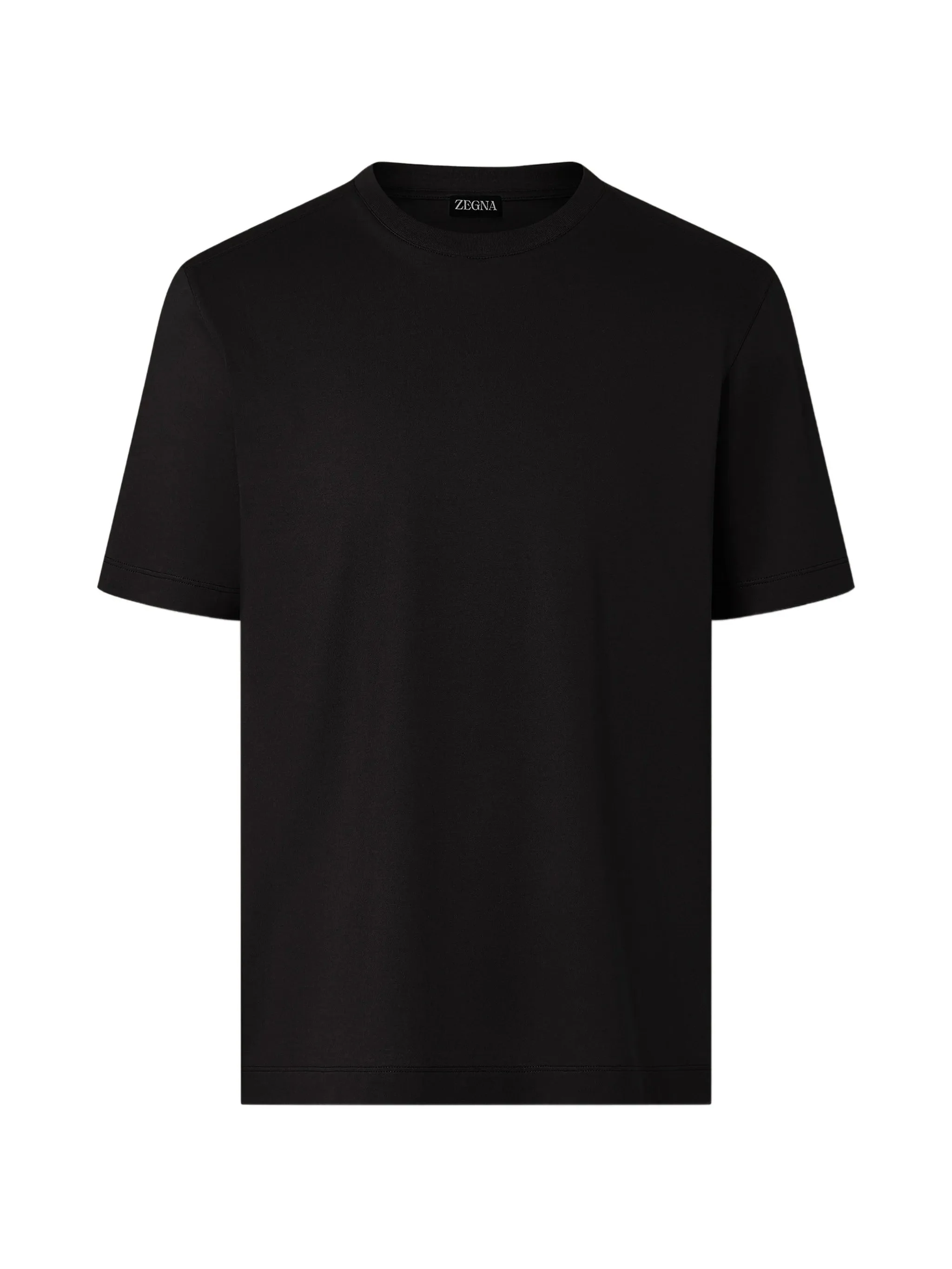 Zegna Piqué Cotton T-shirt - 1
