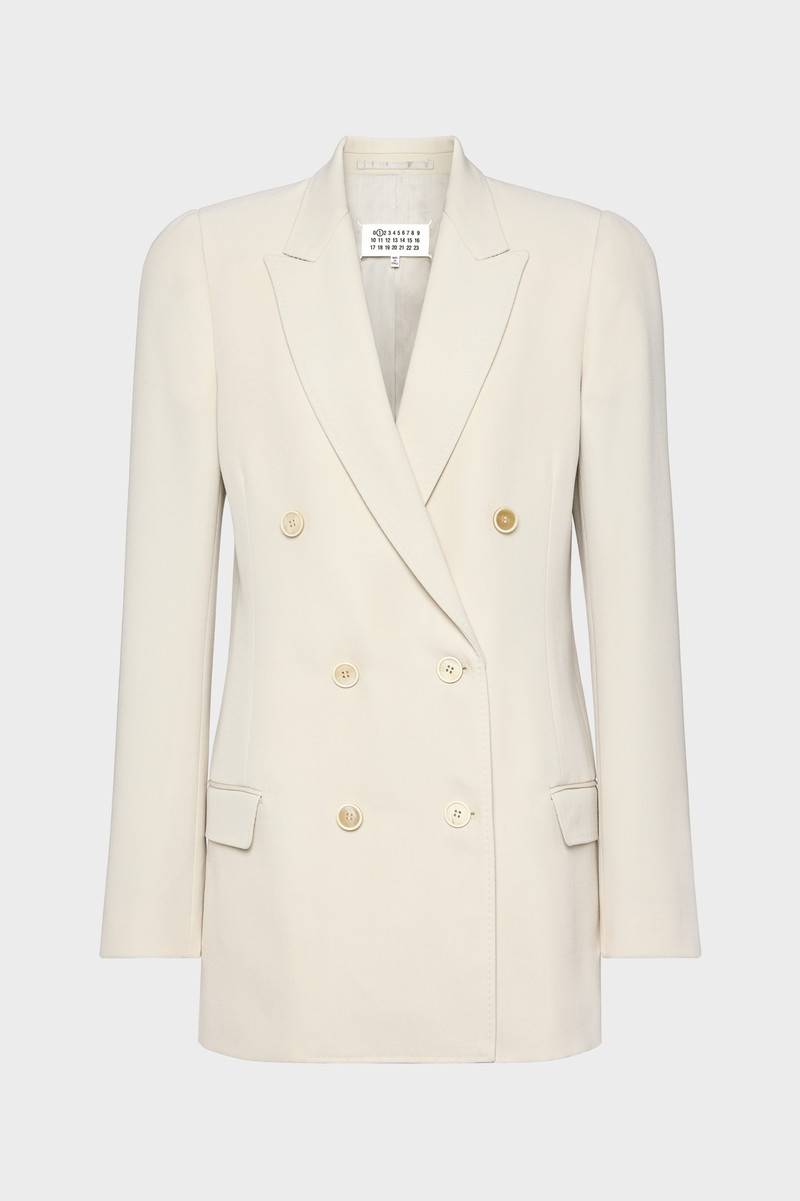Wool Double-Breasted Blazer 1